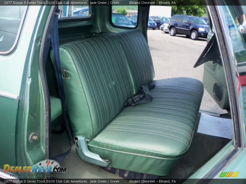 Green Interior - 1977 Dodge D Series Truck D100 Club Cab Adventurer Photo #32