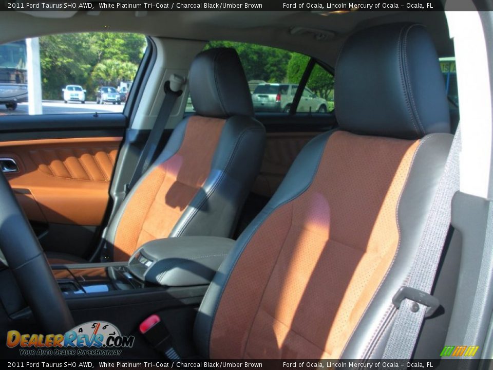 Charcoal Black/Umber Brown Interior - 2011 Ford Taurus SHO AWD Photo #13