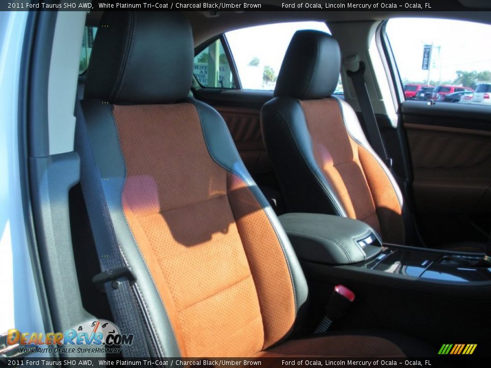 Charcoal Black/Umber Brown Interior - 2011 Ford Taurus SHO AWD Photo #17