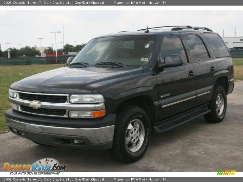 2003 Chevrolet Tahoe LT Dark Gray Metallic / Gray/Dark Charcoal Photo #12