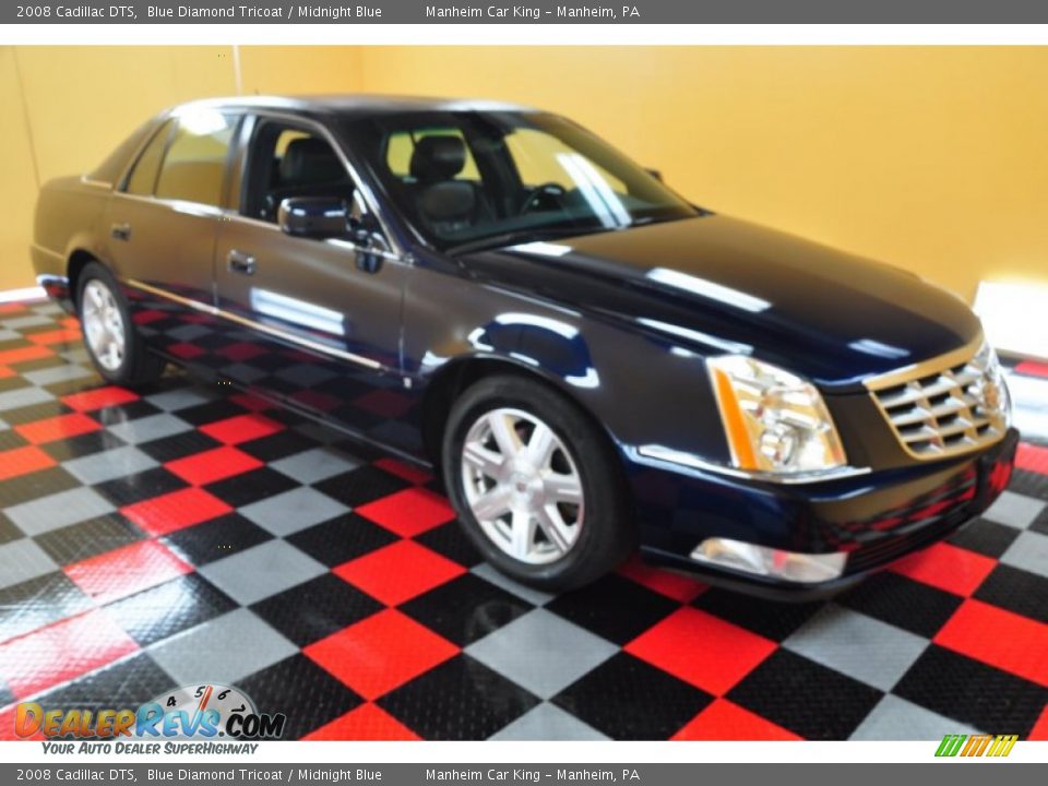 2008 Cadillac DTS Blue Diamond Tricoat / Midnight Blue Photo #1