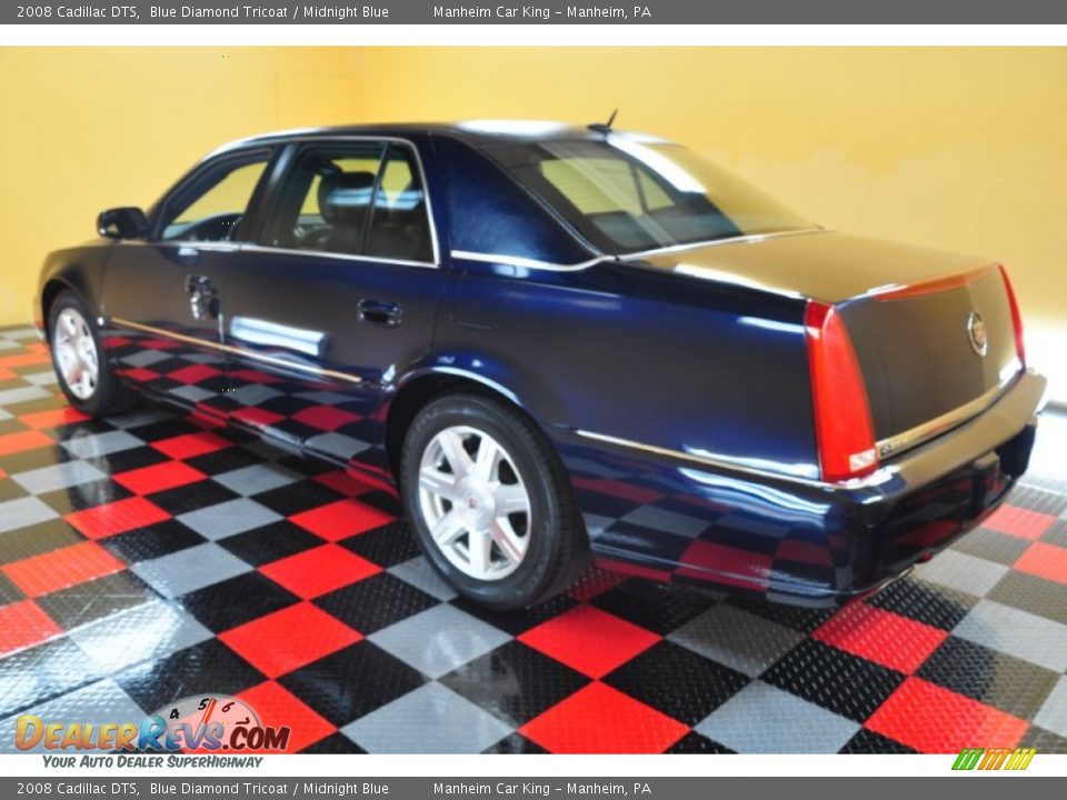 2008 Cadillac DTS Blue Diamond Tricoat / Midnight Blue Photo #3