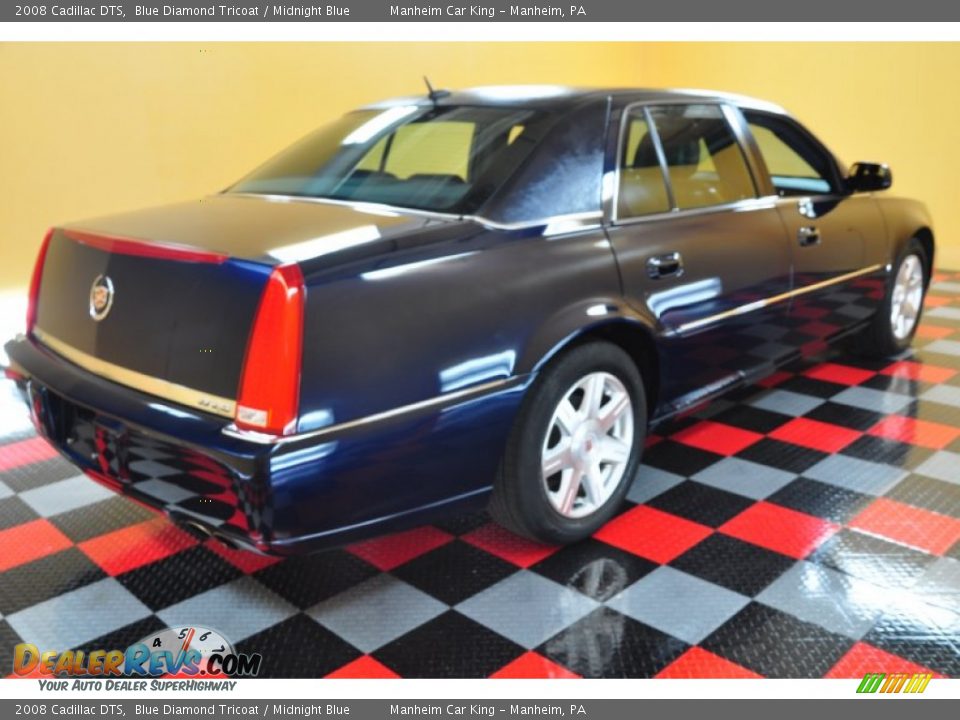 2008 Cadillac DTS Blue Diamond Tricoat / Midnight Blue Photo #4