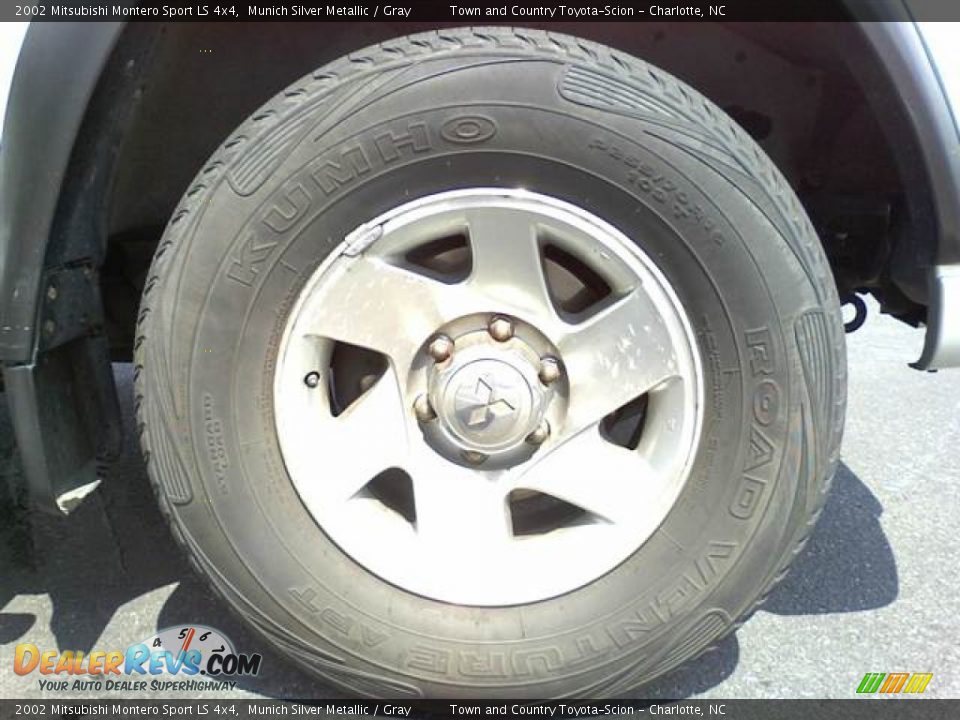 2002 Mitsubishi Montero Sport LS 4x4 Munich Silver Metallic / Gray Photo #3
