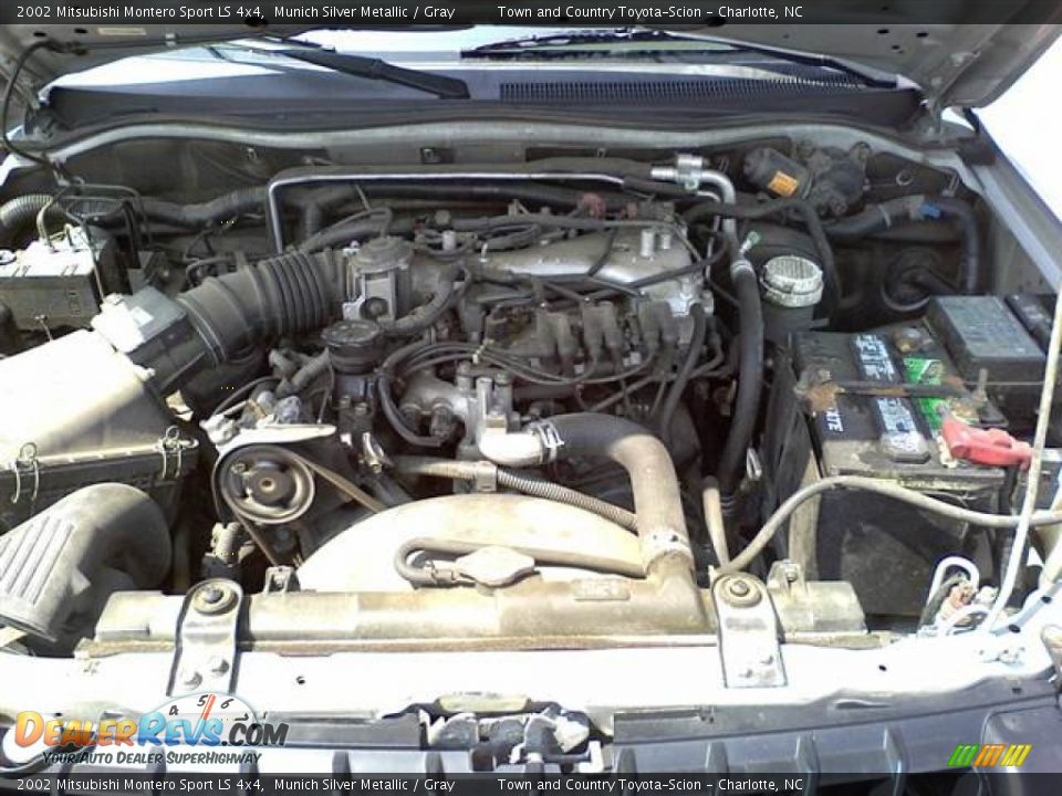 2002 Mitsubishi Montero Sport LS 4x4 3.0 Liter SOHC 24-Valve V6 Engine Photo #19