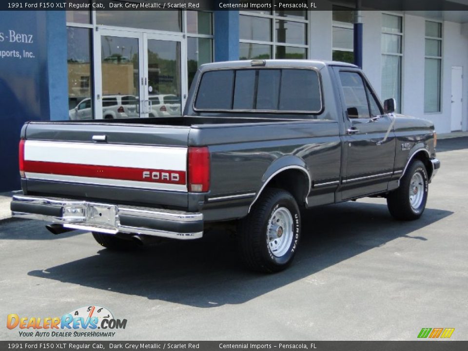 Dark Grey Metallic 1991 Ford F150 XLT Regular Cab Photo #10