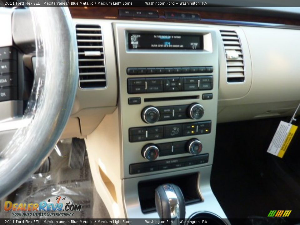 2011 Ford Flex SEL Mediterranean Blue Metallic / Medium Light Stone Photo #18