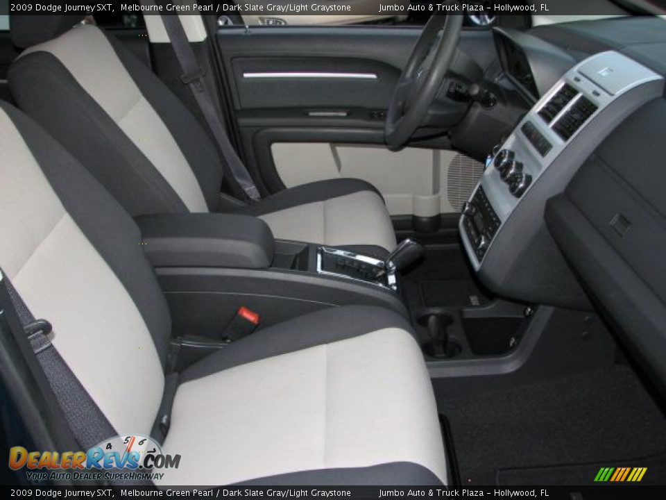 Dark Slate Gray/Light Graystone Interior - 2009 Dodge Journey SXT Photo #10