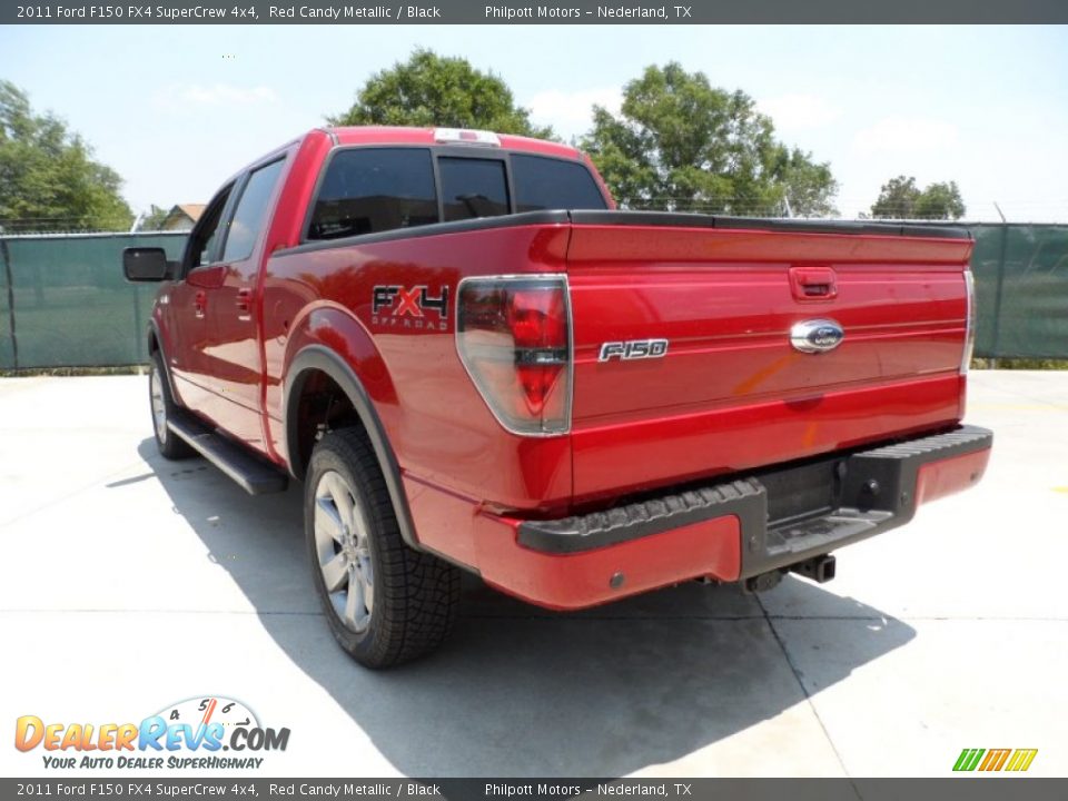 Red Candy Metallic 2011 Ford F150 FX4 SuperCrew 4x4 Photo #5