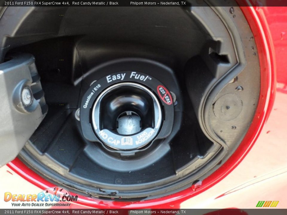 2011 Ford F150 FX4 SuperCrew 4x4 Red Candy Metallic / Black Photo #17
