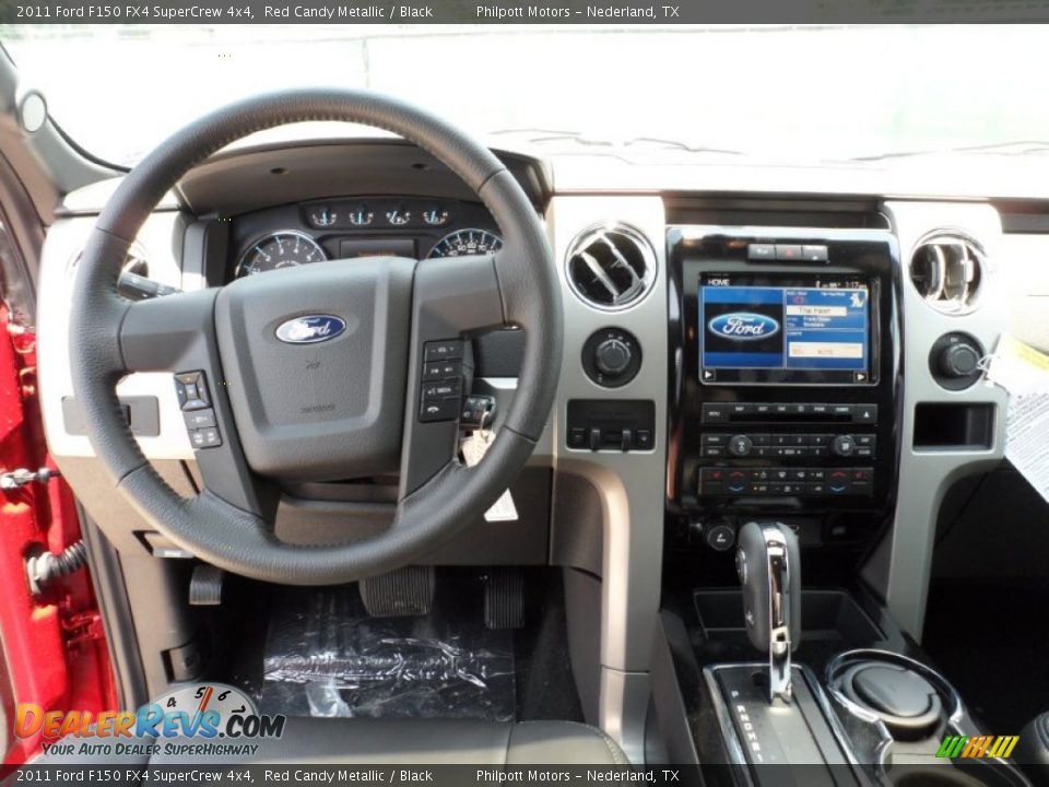 Dashboard of 2011 Ford F150 FX4 SuperCrew 4x4 Photo #28
