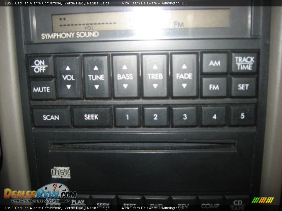 Controls of 1993 Cadillac Allante Convertible Photo #12