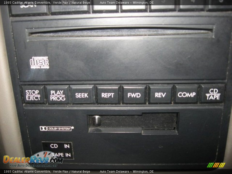 Controls of 1993 Cadillac Allante Convertible Photo #13