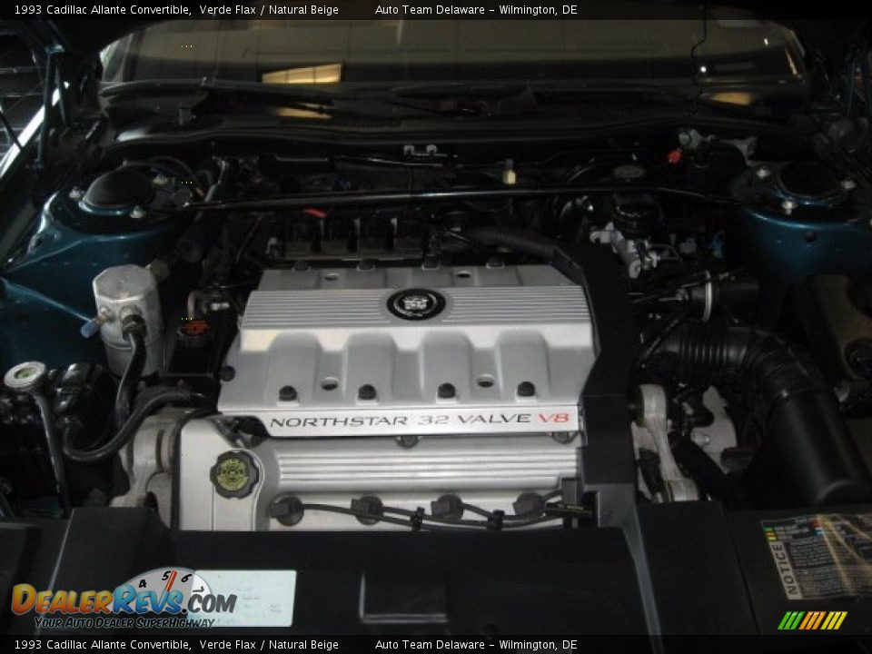 1993 Cadillac Allante Convertible 4.6 Liter DOHC 32-Valve Northstar V8 Engine Photo #32