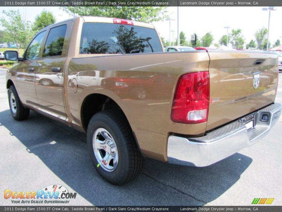 2011 Dodge Ram 1500 ST Crew Cab Saddle Brown Pearl / Dark Slate Gray/Medium Graystone Photo #2