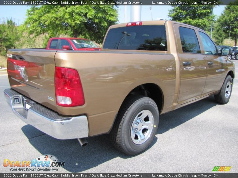 2011 Dodge Ram 1500 ST Crew Cab Saddle Brown Pearl / Dark Slate Gray/Medium Graystone Photo #3