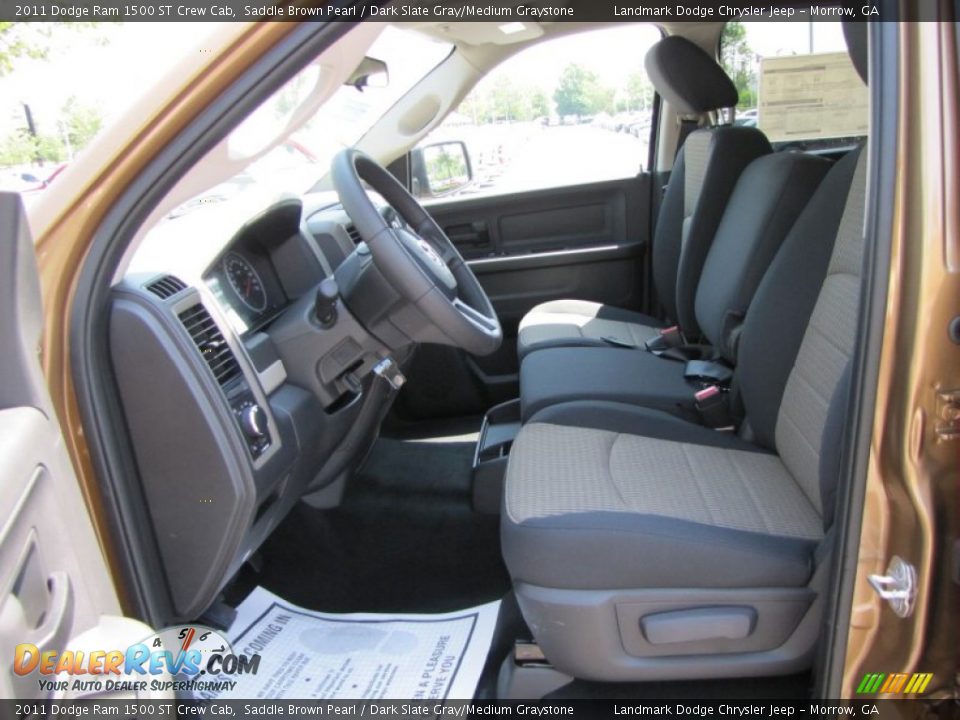 2011 Dodge Ram 1500 ST Crew Cab Saddle Brown Pearl / Dark Slate Gray/Medium Graystone Photo #6