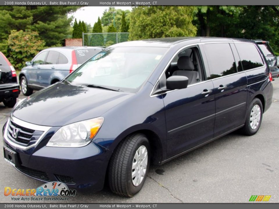 2008 Honda Odyssey LX Baltic Blue Pearl / Gray Photo #1