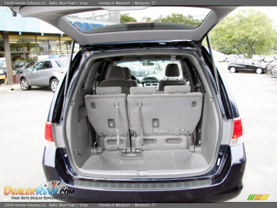 2008 Honda Odyssey LX Baltic Blue Pearl / Gray Photo #8