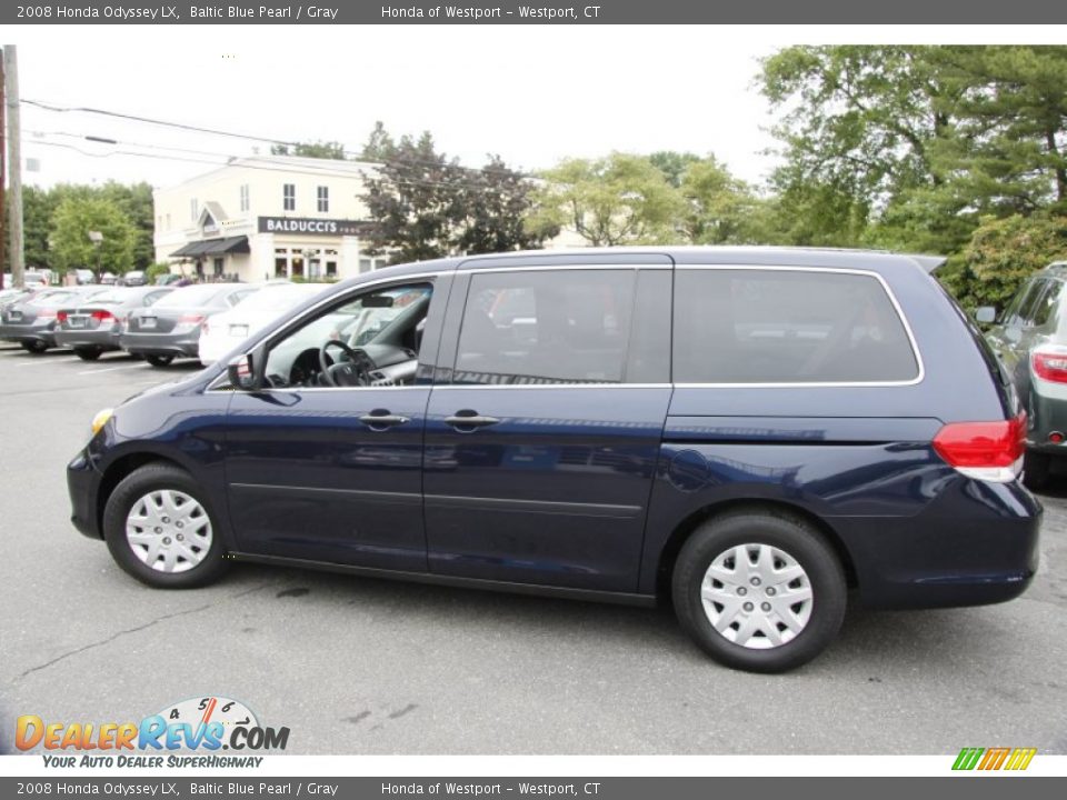 2008 Honda Odyssey LX Baltic Blue Pearl / Gray Photo #10