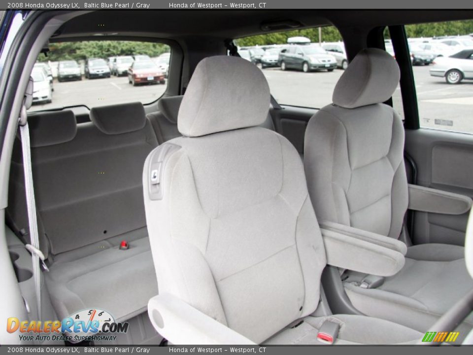 2008 Honda Odyssey LX Baltic Blue Pearl / Gray Photo #15