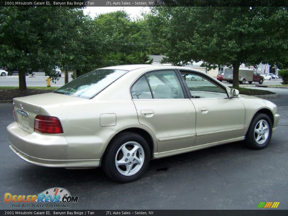 2001 Mitsubishi Galant ES Banyon Bay Beige / Tan Photo #6