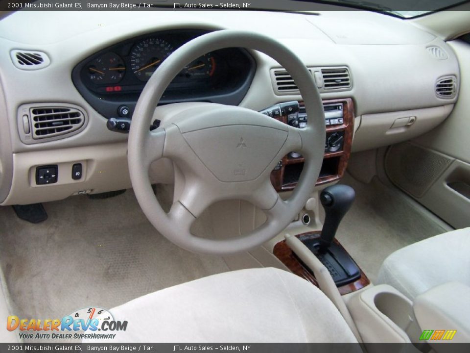 Tan Interior - 2001 Mitsubishi Galant ES Photo #10