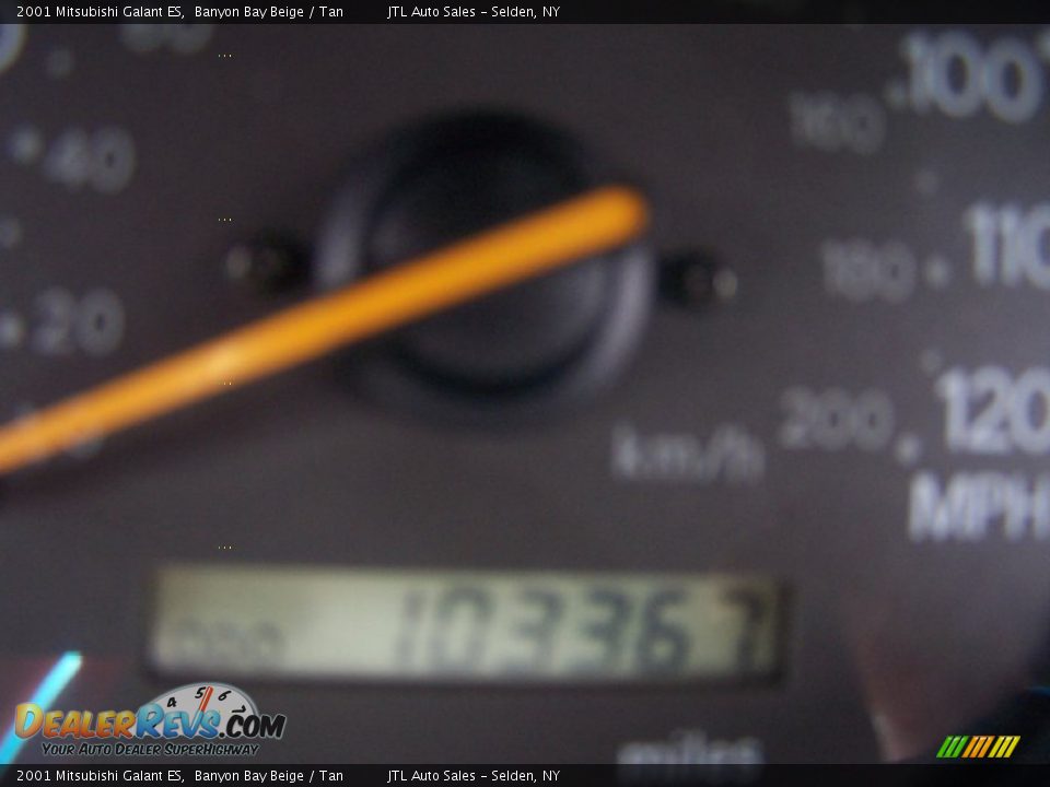 2001 Mitsubishi Galant ES Banyon Bay Beige / Tan Photo #12