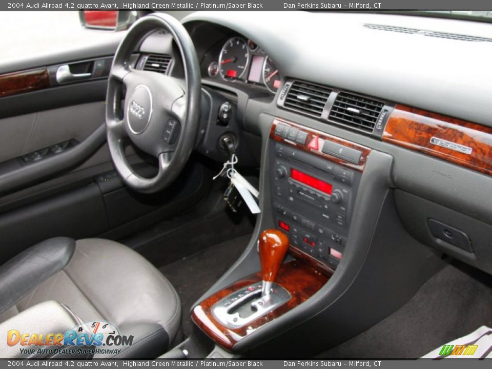 Platinum/Saber Black Interior - 2004 Audi Allroad 4.2 quattro Avant Photo #6