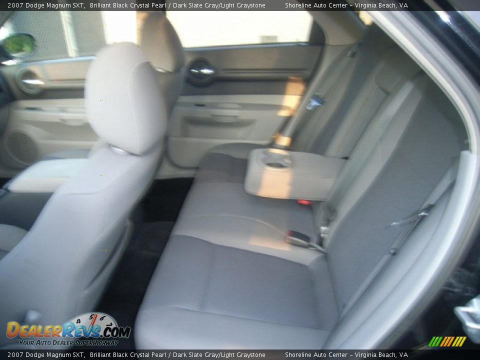 2007 Dodge Magnum SXT Brilliant Black Crystal Pearl / Dark Slate Gray/Light Graystone Photo #10