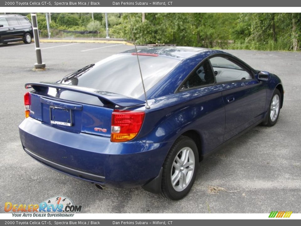 2000 Toyota Celica GT-S Spectra Blue Mica / Black Photo #5