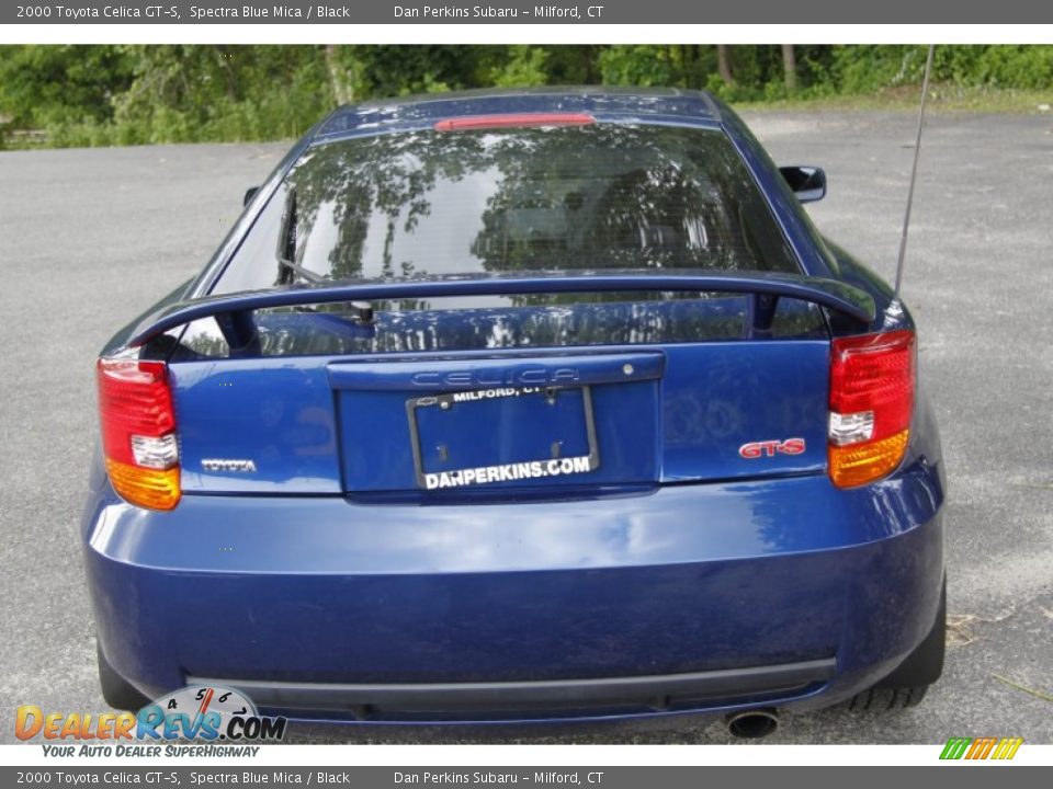 2000 Toyota Celica GT-S Spectra Blue Mica / Black Photo #7