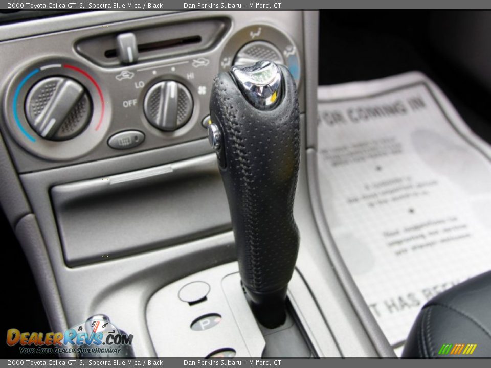 2000 Toyota Celica GT-S Spectra Blue Mica / Black Photo #19