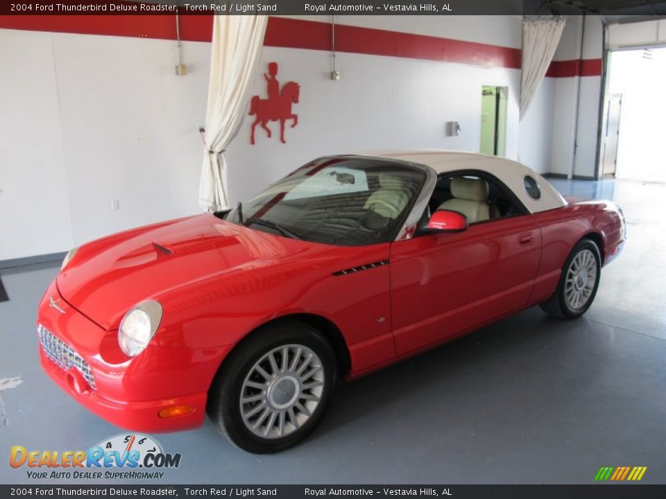 Front 3/4 View of 2004 Ford Thunderbird Deluxe Roadster Photo #1