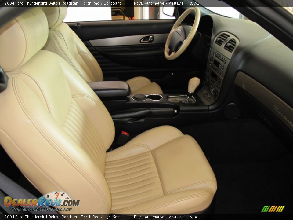 Light Sand Interior - 2004 Ford Thunderbird Deluxe Roadster Photo #9