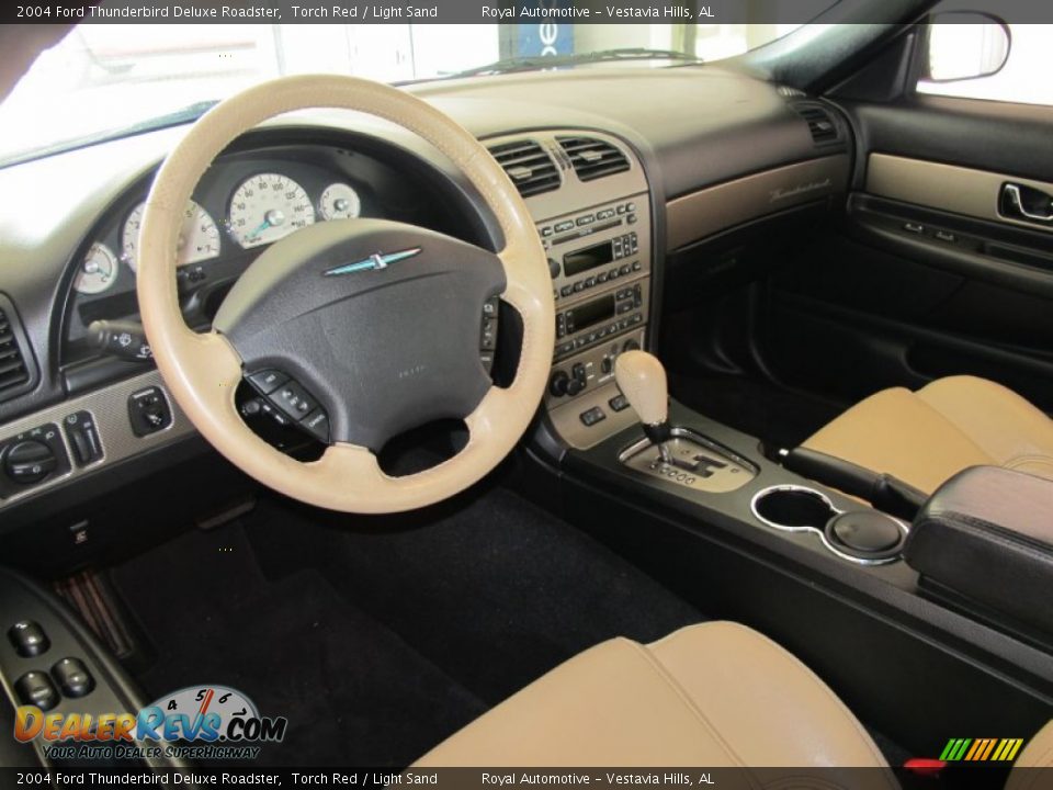 Dashboard of 2004 Ford Thunderbird Deluxe Roadster Photo #10