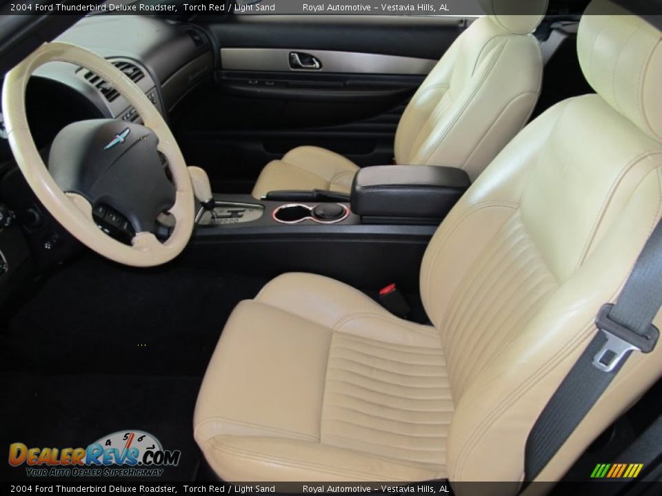Light Sand Interior - 2004 Ford Thunderbird Deluxe Roadster Photo #11