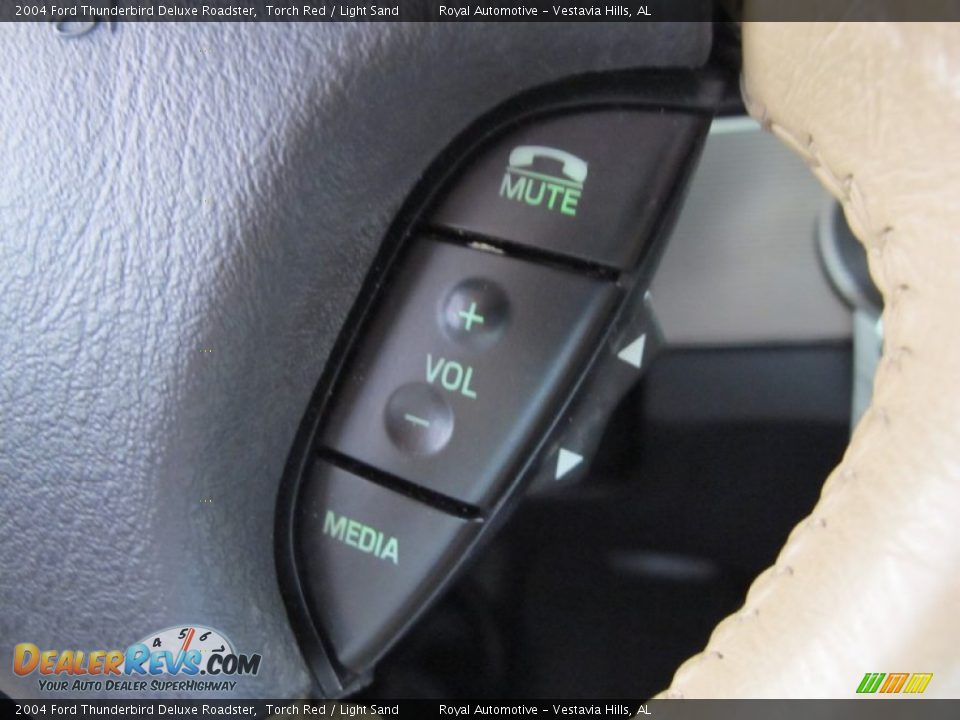 2004 Ford Thunderbird Deluxe Roadster Torch Red / Light Sand Photo #14