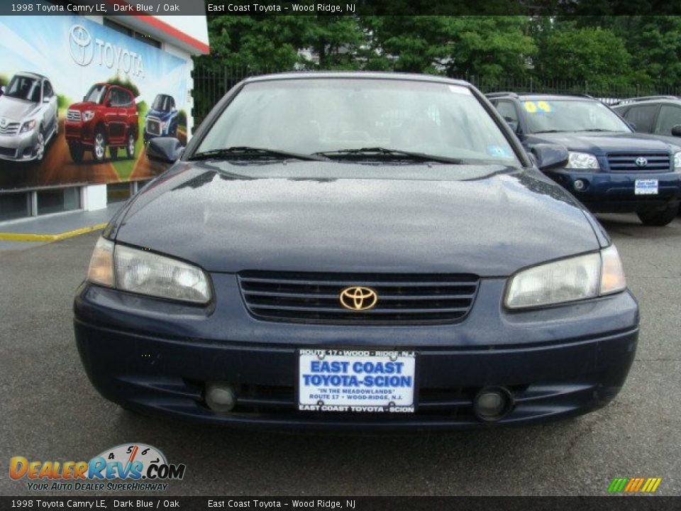1998 Toyota Camry LE Dark Blue / Oak Photo #2