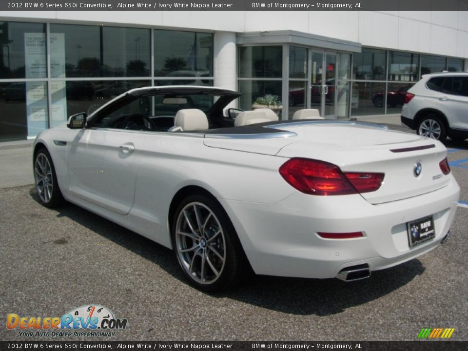 Used white bmw 650i convertible #5