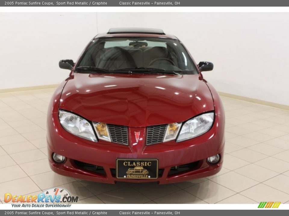 2005 Pontiac Sunfire Coupe Sport Red Metallic / Graphite Photo #2