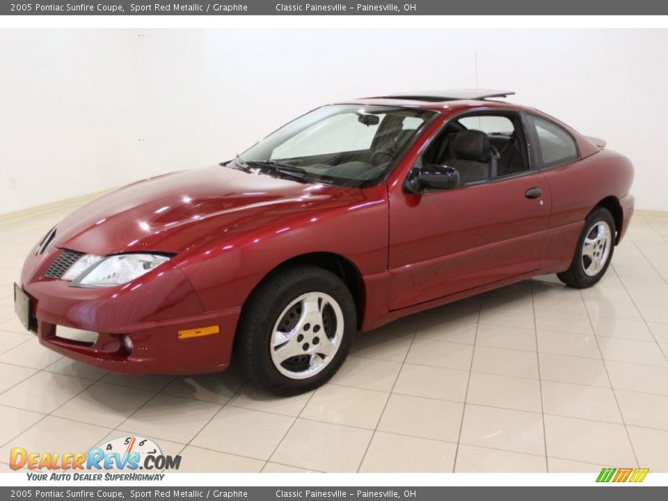 2005 Pontiac Sunfire Coupe Sport Red Metallic / Graphite Photo #3