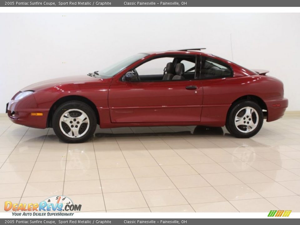 Sport Red Metallic 2005 Pontiac Sunfire Coupe Photo #4