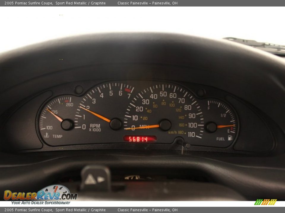 2005 Pontiac Sunfire Coupe Gauges Photo #8