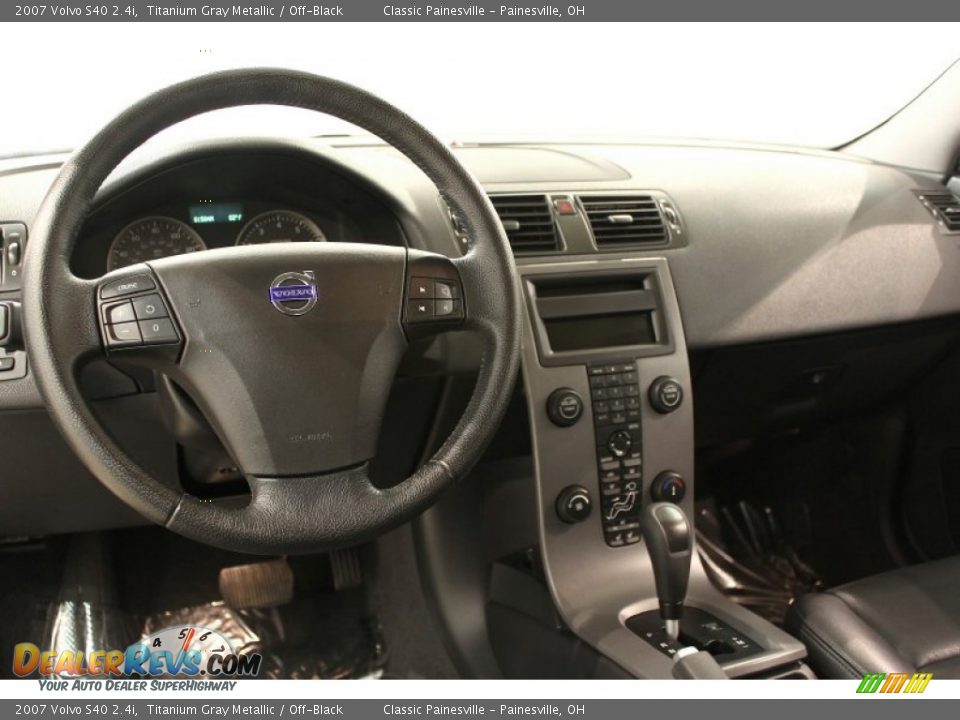 Off-Black Interior - 2007 Volvo S40 2.4i Photo #10