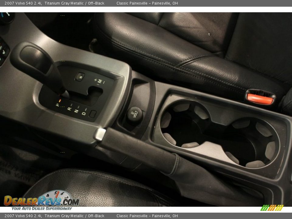 2007 Volvo S40 2.4i Titanium Gray Metallic / Off-Black Photo #14