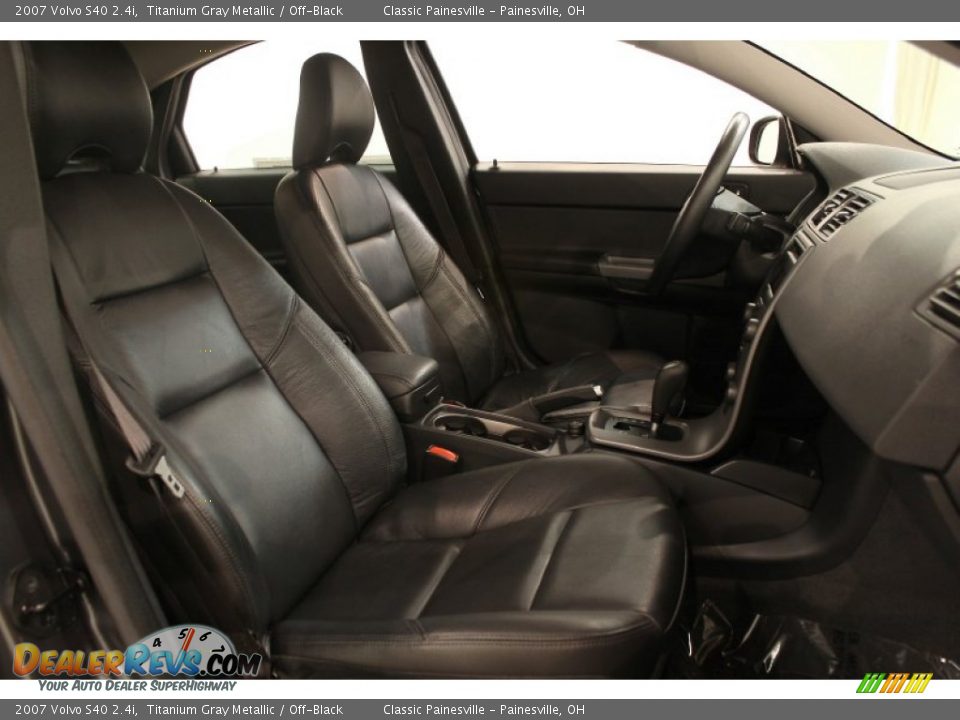 Off-Black Interior - 2007 Volvo S40 2.4i Photo #16