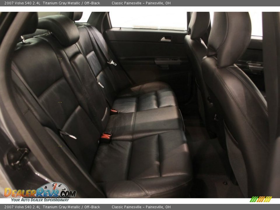 Off-Black Interior - 2007 Volvo S40 2.4i Photo #17