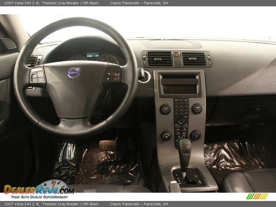 2007 Volvo S40 2.4i Titanium Gray Metallic / Off-Black Photo #19