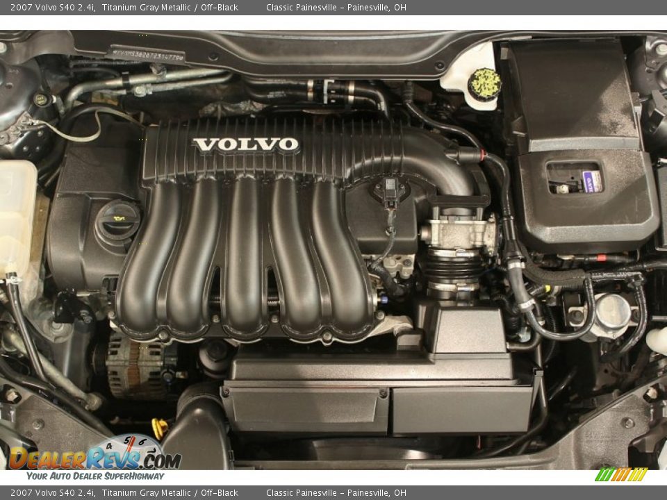 2007 Volvo S40 2.4i 2.4 Liter DOHC 20 Valve VVT Inline 5 Cylinder Engine Photo #21
